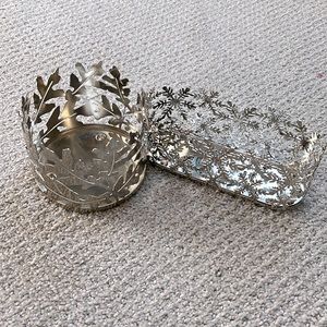 Two Bath and Body Works Candle Holders